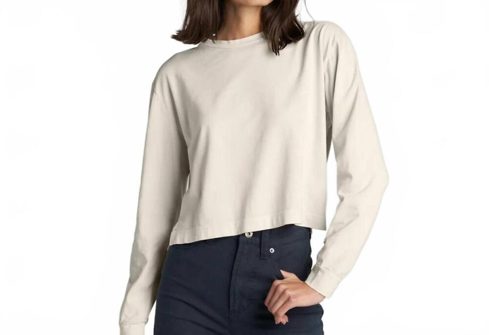 NEW ROWAN raegen long sleeve t-shirt in bone